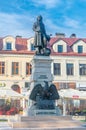 Monument of Kosciuszko in old town of Rzeszow