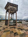 Monument of `La cruz del Vado` in Cuenca