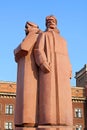 Monument of the Latvian Riflemen at the Strelnieku laukums square in the historic town centre, Riga, Latvia