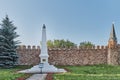 Monument of Lenin, one of first busts to this famous proletarian leader, Yelabuga, Russia