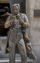 Monument of Leopold von Sacher-Masoch in Lviv, Ukraine.