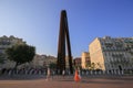 Monument 9 lines by Bernar Venet in Nice