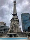 Soldiers and Sailors Monument in downtown Indianapolis Royalty Free Stock Photo