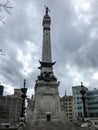 Soldiers and Sailors Monument in downtown Indianapolis Royalty Free Stock Photo