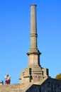 Monument located in the front esplanade of the hermitage of Santa Luzia composed of a column