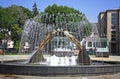 Monument of Lovers (or Monument of Kiss) in Kharkiv, Ukraine