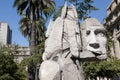 Monument for Mapuche Indians, Santiago de Chile, South America