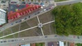 Monument Market Square Bialystok Pomnik Rynek Sienny Aerial View Poland