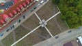 Monument Market Square Bialystok Pomnik Rynek Sienny Aerial View Poland