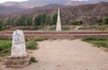 Monument marking the Tropic of Capricorn at Huacalera, Argentina