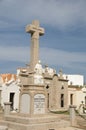 Monument mausoleums cemetery graveyard corisca Royalty Free Stock Photo