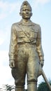 Monument of Mayor Bismo. Mayor Bismo is an Indonesian hero from Kediri, East Java