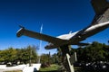 Monument , memoriam, the Malvinas Islands, war, airfaft plane san juan, argentina Royalty Free Stock Photo