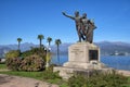 Monument in memory of the fallen in Stresa, Italy Royalty Free Stock Photo