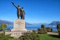 Monument in memory of the fallen in Stresa, Italy Royalty Free Stock Photo