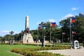 Monument in memory of Jose Rizal at Rizal park Royalty Free Stock Photo