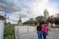 Monument in memory of Jose RizalNational hero at Rizal park in