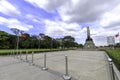 Monument in memory of Jose RizalNational hero at Rizal park in Metro Manila Royalty Free Stock Photo