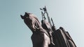 Monument In memory of the Ledovoye Battle located in the city of Pskov in Russia