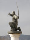 Monument Mergen - archer. Ulan-Ude. Buryatia.