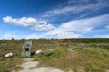 A monument in the middle of nowhere Royalty Free Stock Photo