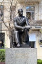 Monument of Mirza Fatali Akhundov in Baku Royalty Free Stock Photo