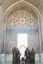 The architecture of ancient Samarkand Royalty Free Stock Photo