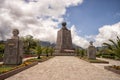 The monument of Mitad del Mundo Ecuador