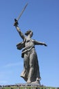 Monument the monument the Motherland calls! Royalty Free Stock Photo