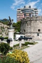 Monument Mujo Ulqinaku in Durres Albania