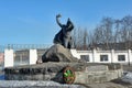 A monument in Murmansk