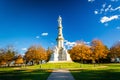 Monument at the National Cemetery in Gettysburg, Pennsylvania.