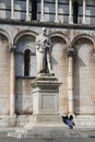 Monument near the Basilica of San Michele in Foro