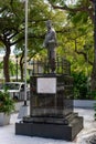 Monument for Nestor A. Izquierdo, a veteran of the Brigade 2506. Located in Cuban Memorial Boulevard Royalty Free Stock Photo
