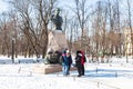 Monument Nikolai Przhevalsky in Alexander Garden