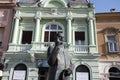 Monument in Old town in Novi Sad