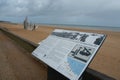 Monument at Omaha beach in France