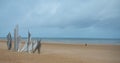 Monument at Omaha beach in France