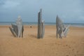 Monument at Omaha beach in France