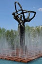 Monument of original design in Astana