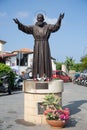 Monument of Padre Pio, saint in Calabria Royalty Free Stock Photo