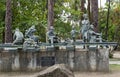 Monument in Parque Vargas, City Park in Puerto Limon, Costa Rica