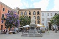 Monument of Pasquale Tola Sassari Sardinia Italy Royalty Free Stock Photo