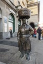 Monument of the peasant woman in Zagreb, Croatia