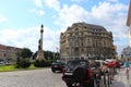 Monument of poet Adam Mickiewicz in Lvov