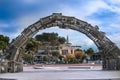 monument of Pontian Hellenism. Alexandras square in Piraeus city ,Greece