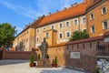 Monument of Pope John Paul II in Wawel Royal Castle, Krakow, Poland Royalty Free Stock Photo