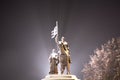 The monument Prince Vladimir and the Saint Fyodor, Vladimir city, Russia