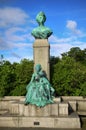 The monument Princess Marie of OrlÃÂ©ans at Langelinie in Copenhagen, Denmark