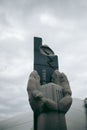 Monument in Pripyat in Chernobyl Royalty Free Stock Photo
